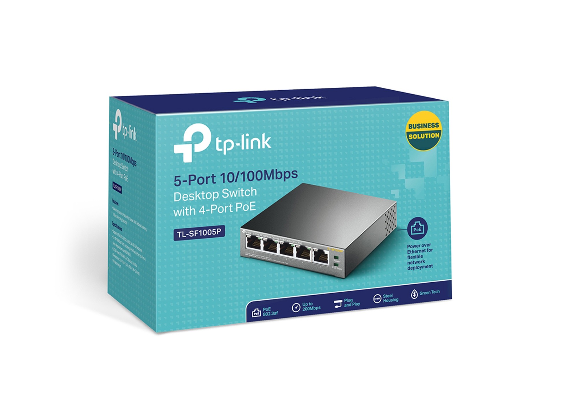 POE Switch 5-Port TP-LINK TL-SF1005P 10/100Mbps