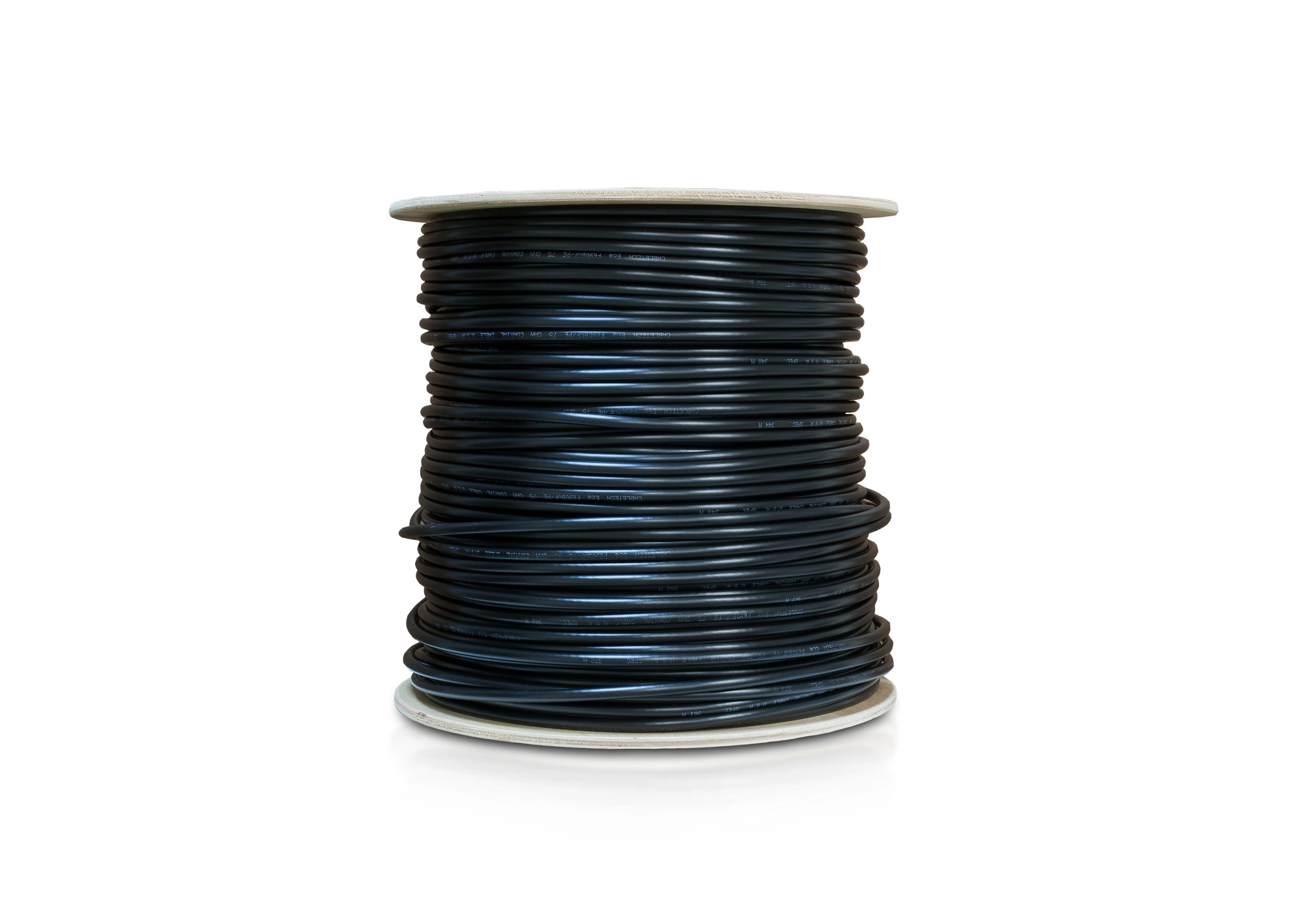 Kábel koaxiál RG6 polyetylén 305m roll čierny