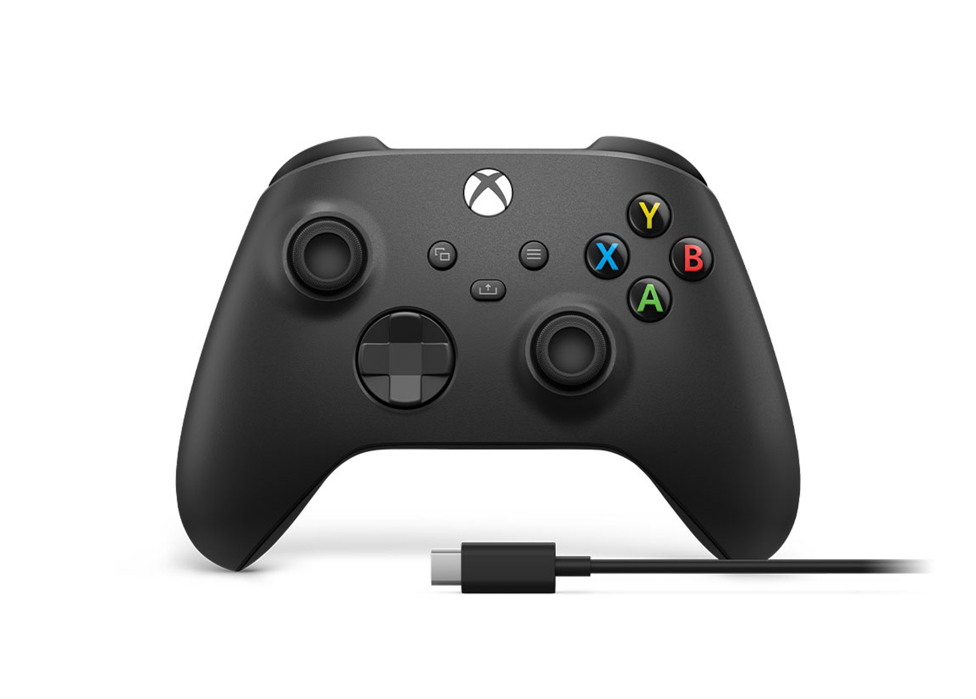 Xbox bezdrôtový ovládač čierny + USB-C kábel 2,7m