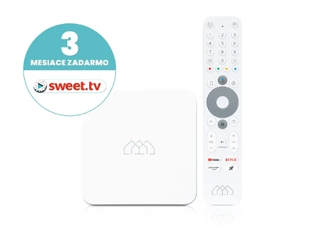 Homatics Box R 4K - BIG DO biely + SWEET.TV