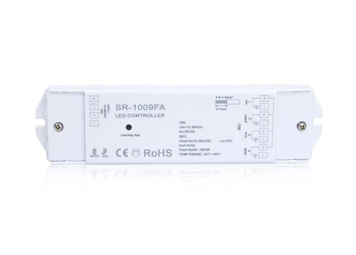 Riadiaci prijímač RGB 1009FA, 12-36VDC, 3x5A