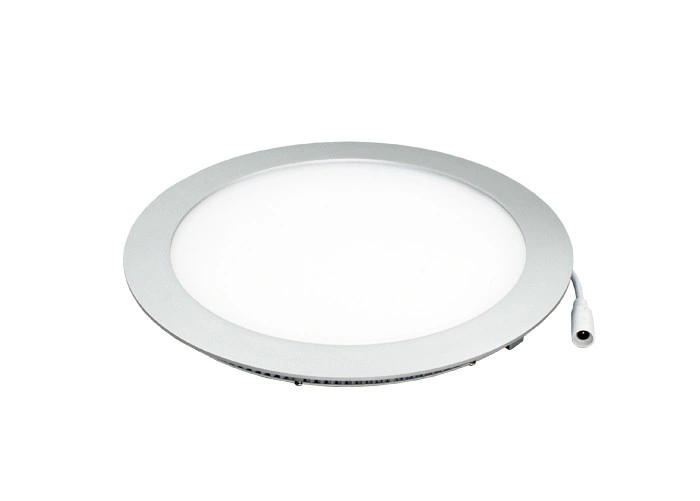 AB LED panel 18W, kruh 240mm,1200lm,natural,silver