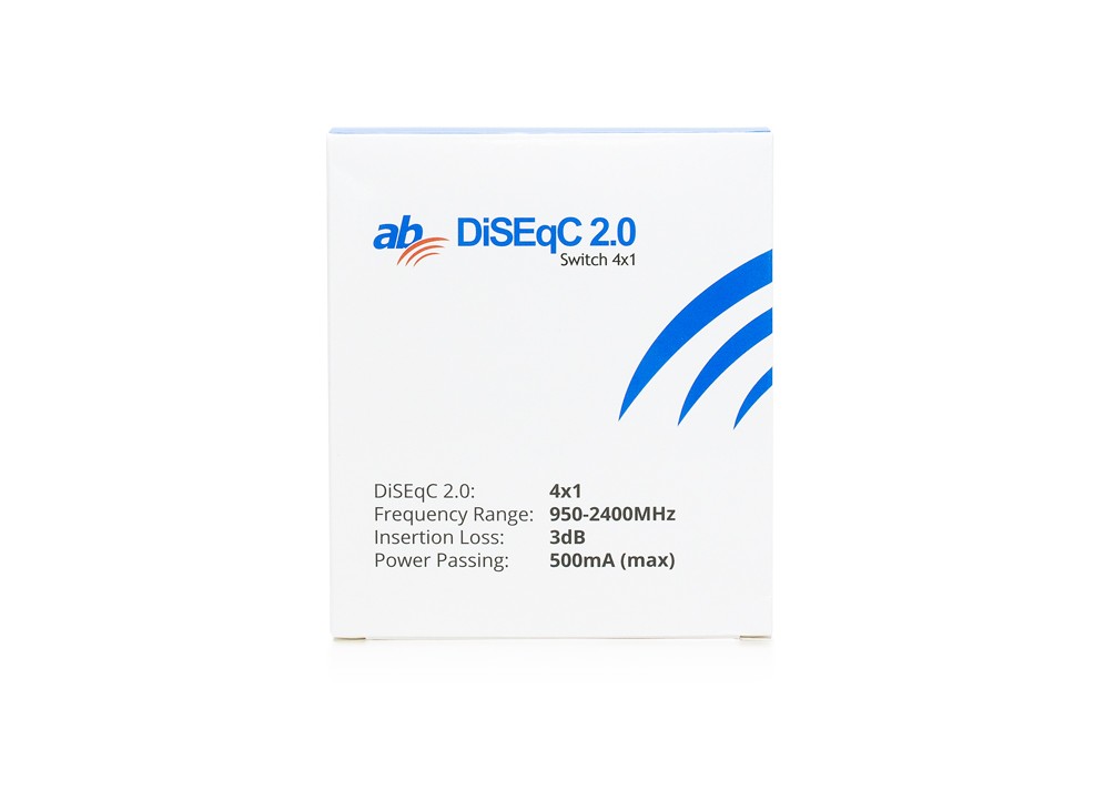 DiSEqC prepínač AB 1-4