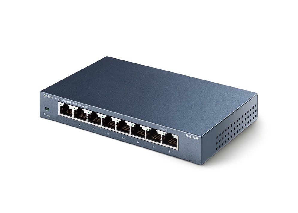 SwitchTP-Link TL-SG108 8-Port/1000Mbps/Desk