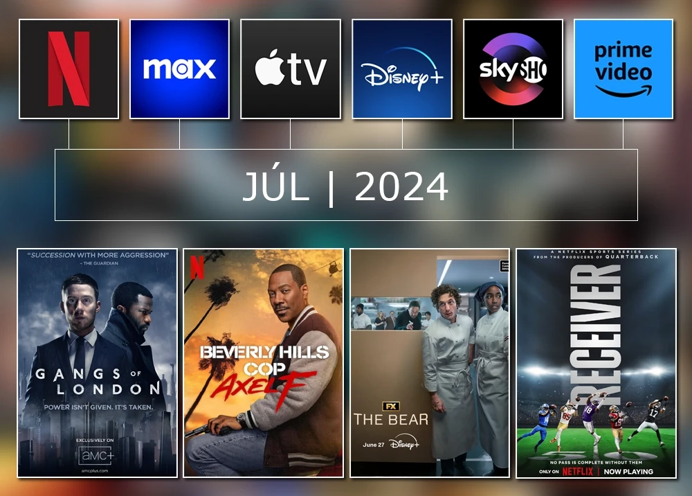 JÚL 2024 I Nové filmy, seriály a dokumenty, ktoré sa oplatí vidieť.