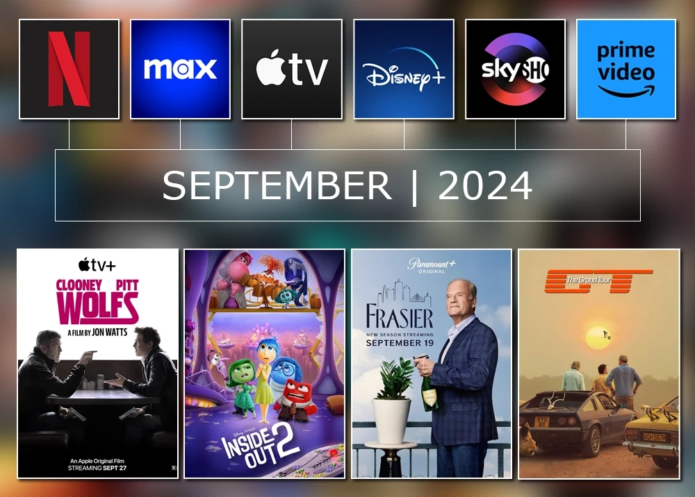 SEPTEMBER 2024 I Nové filmy, seriály a dokumenty, ktoré sa oplatí vidieť.